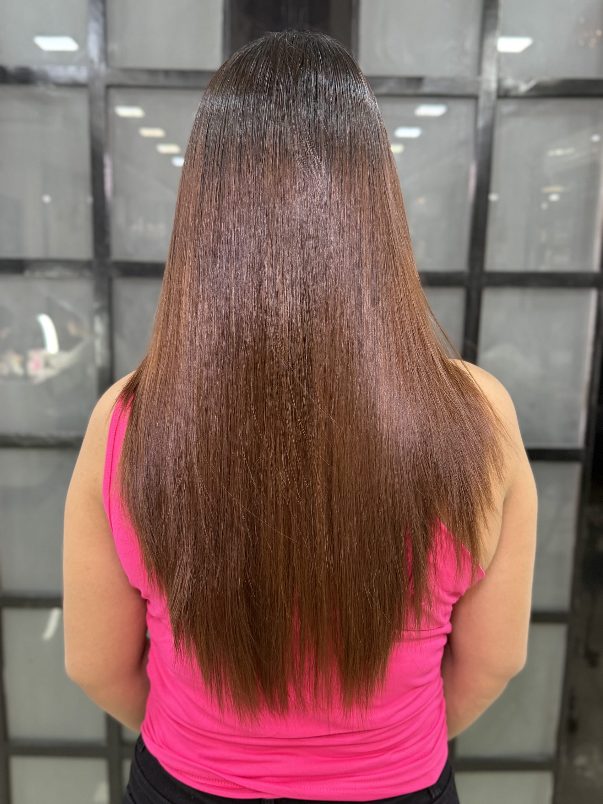 After hair transformation