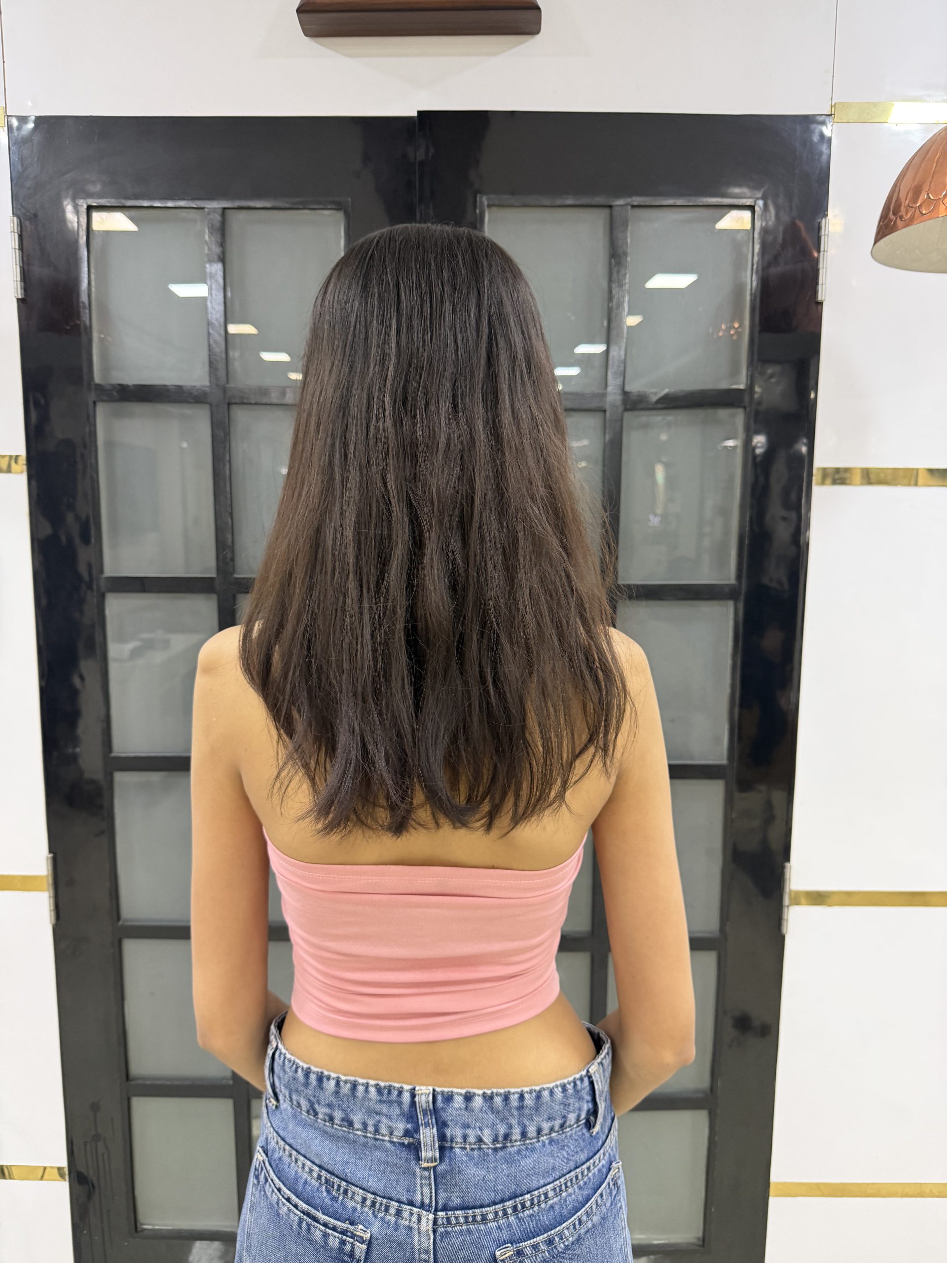 Before hair transformation