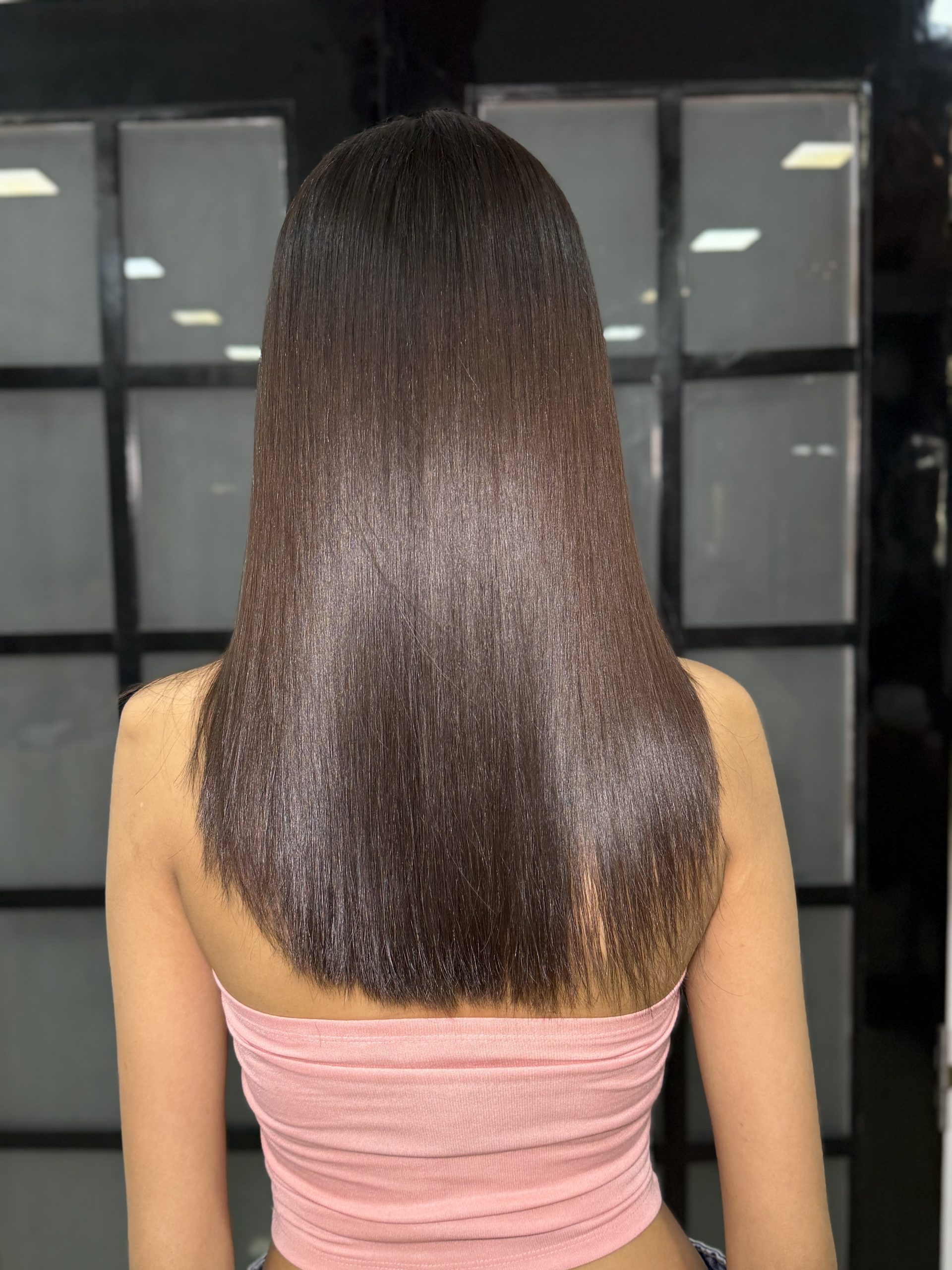 After hair transformation