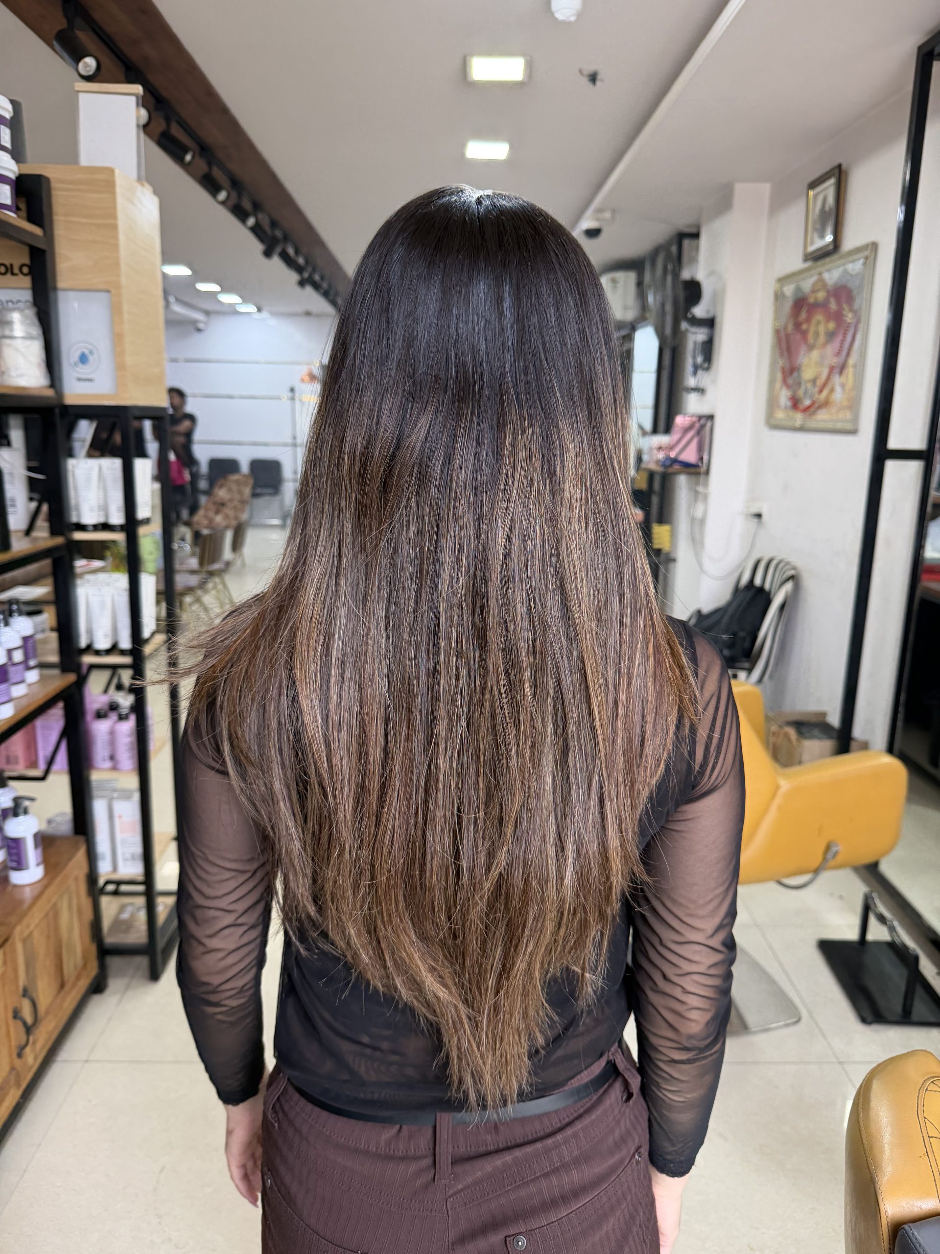 Before hair transformation