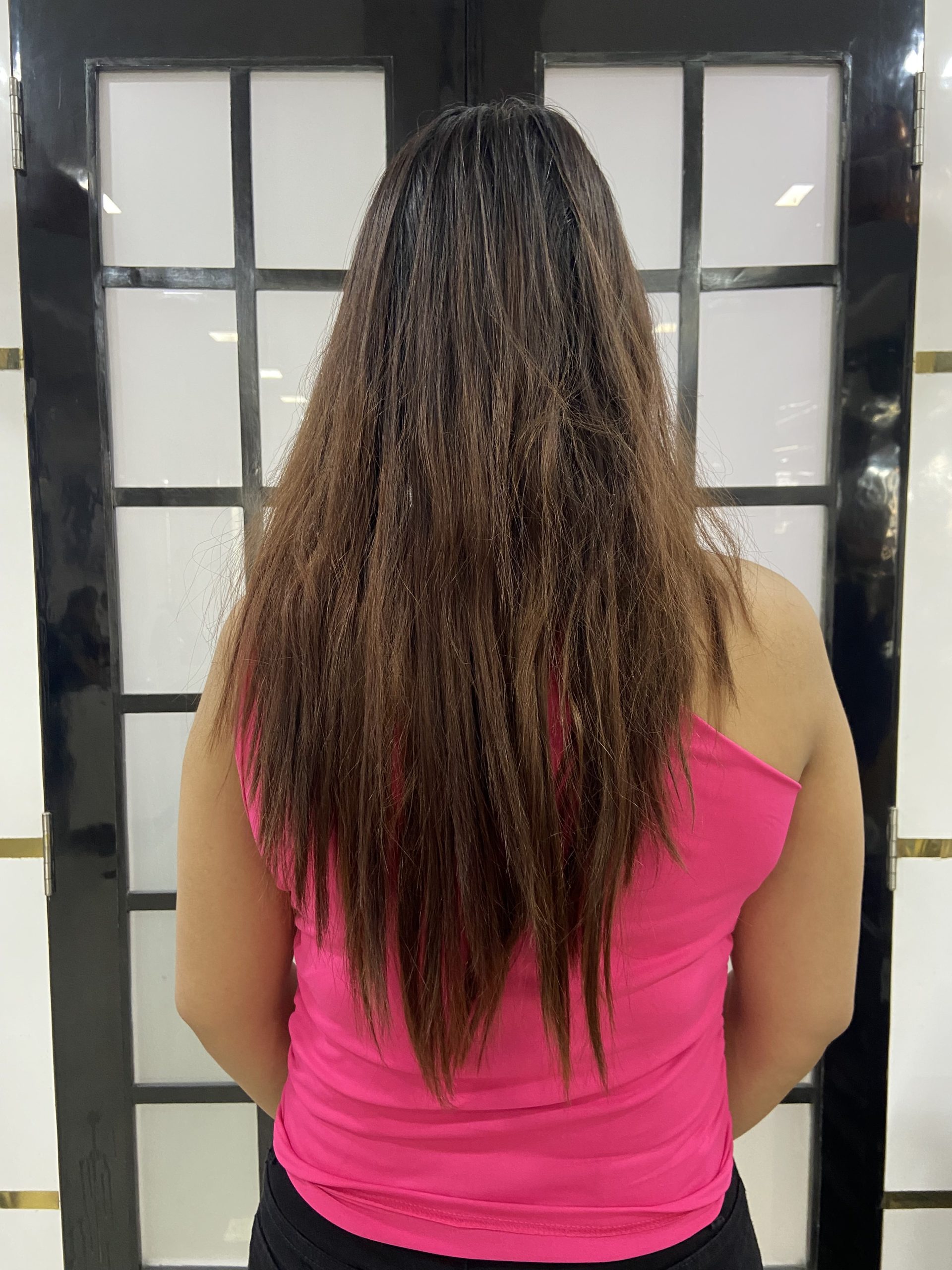 Before hair transformation