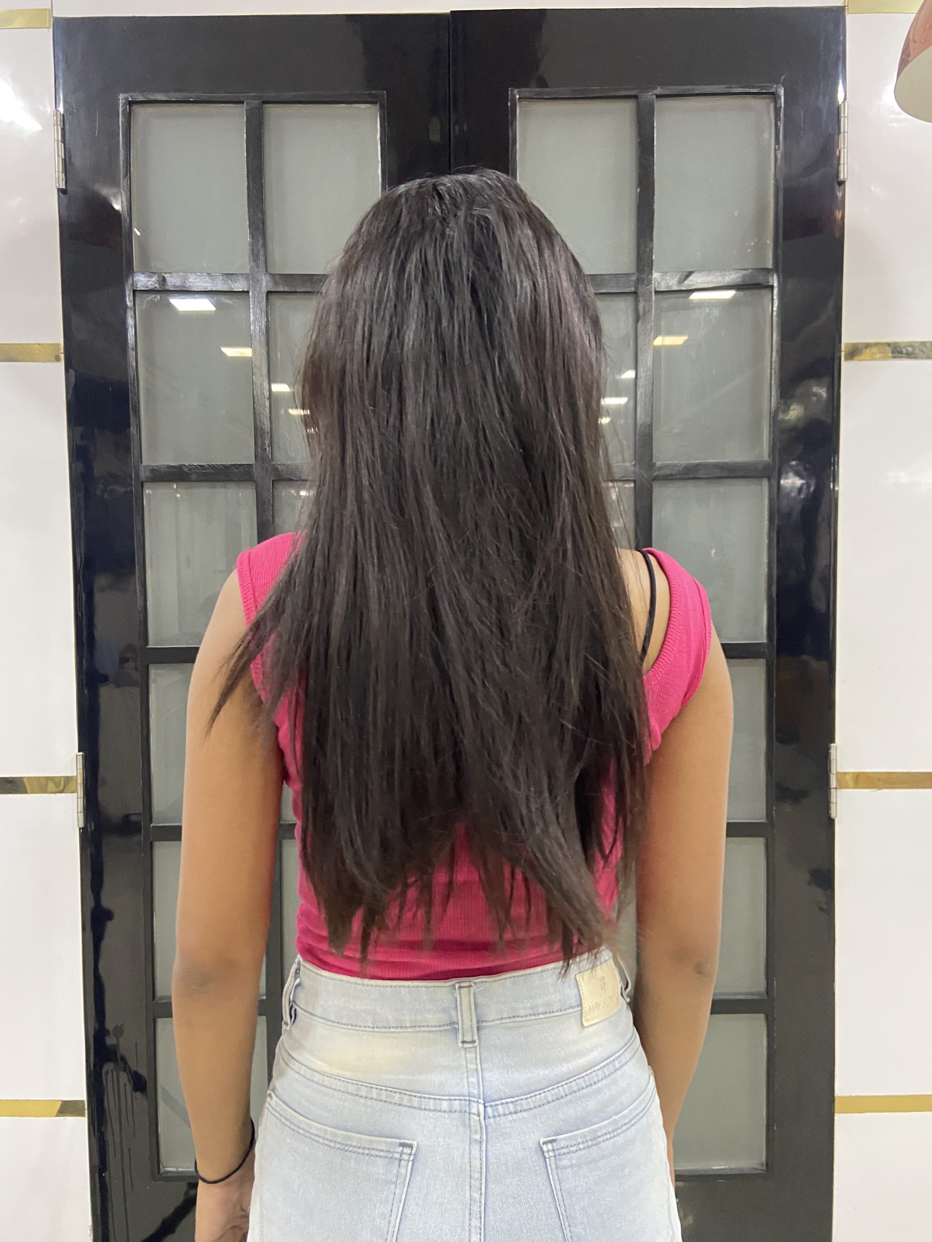 Before hair transformation
