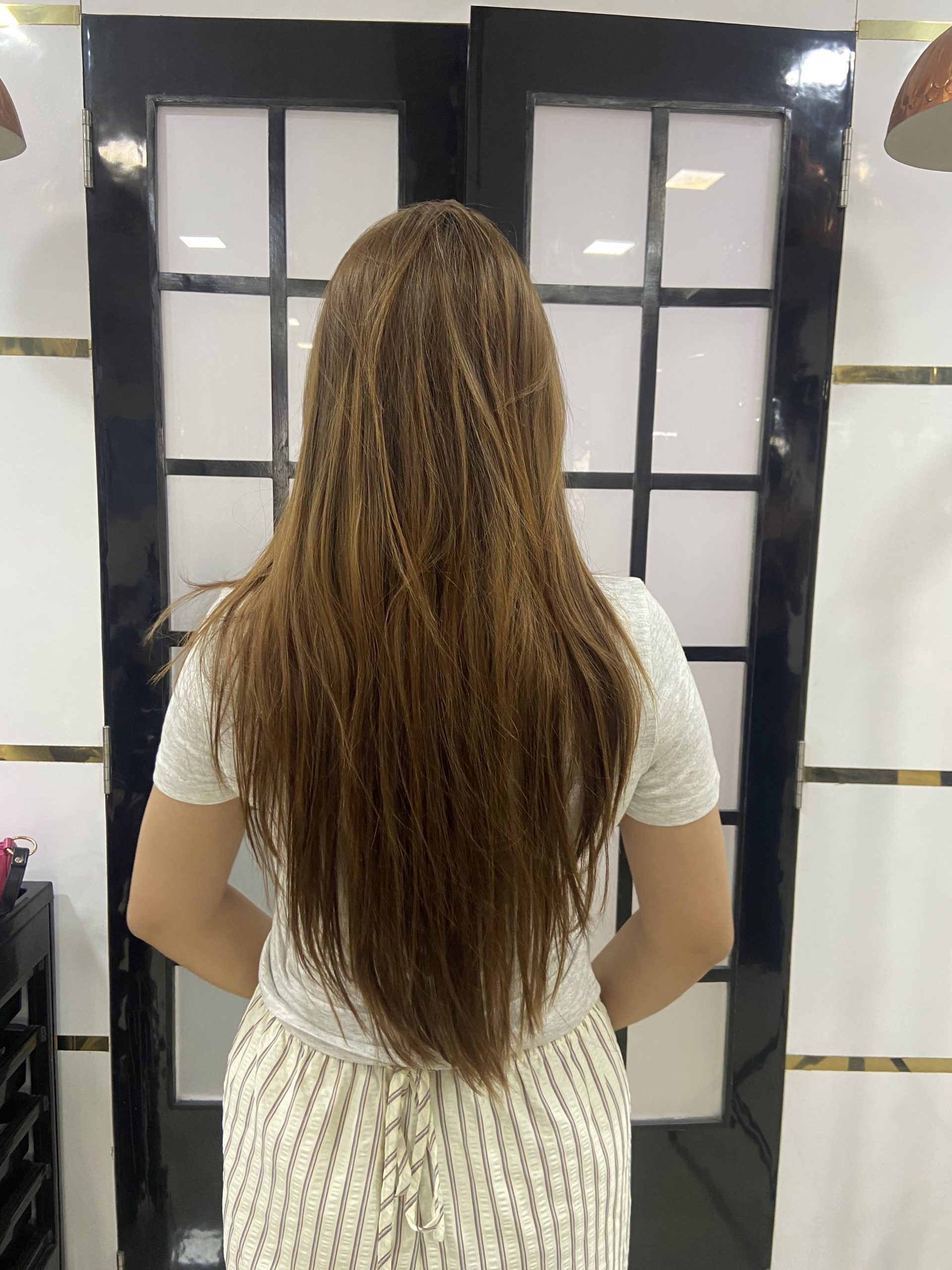 Before hair transformation