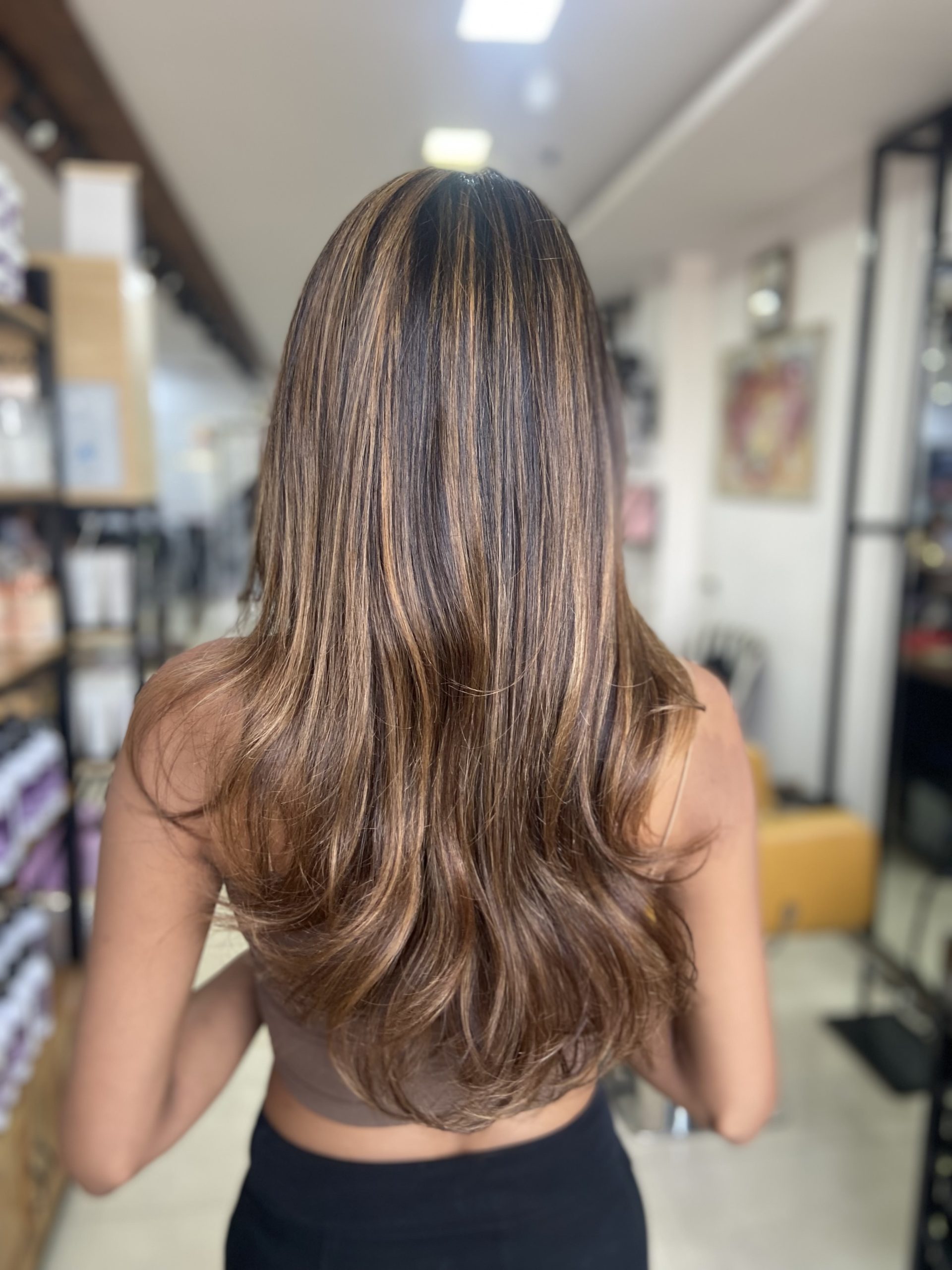 After hair transformation