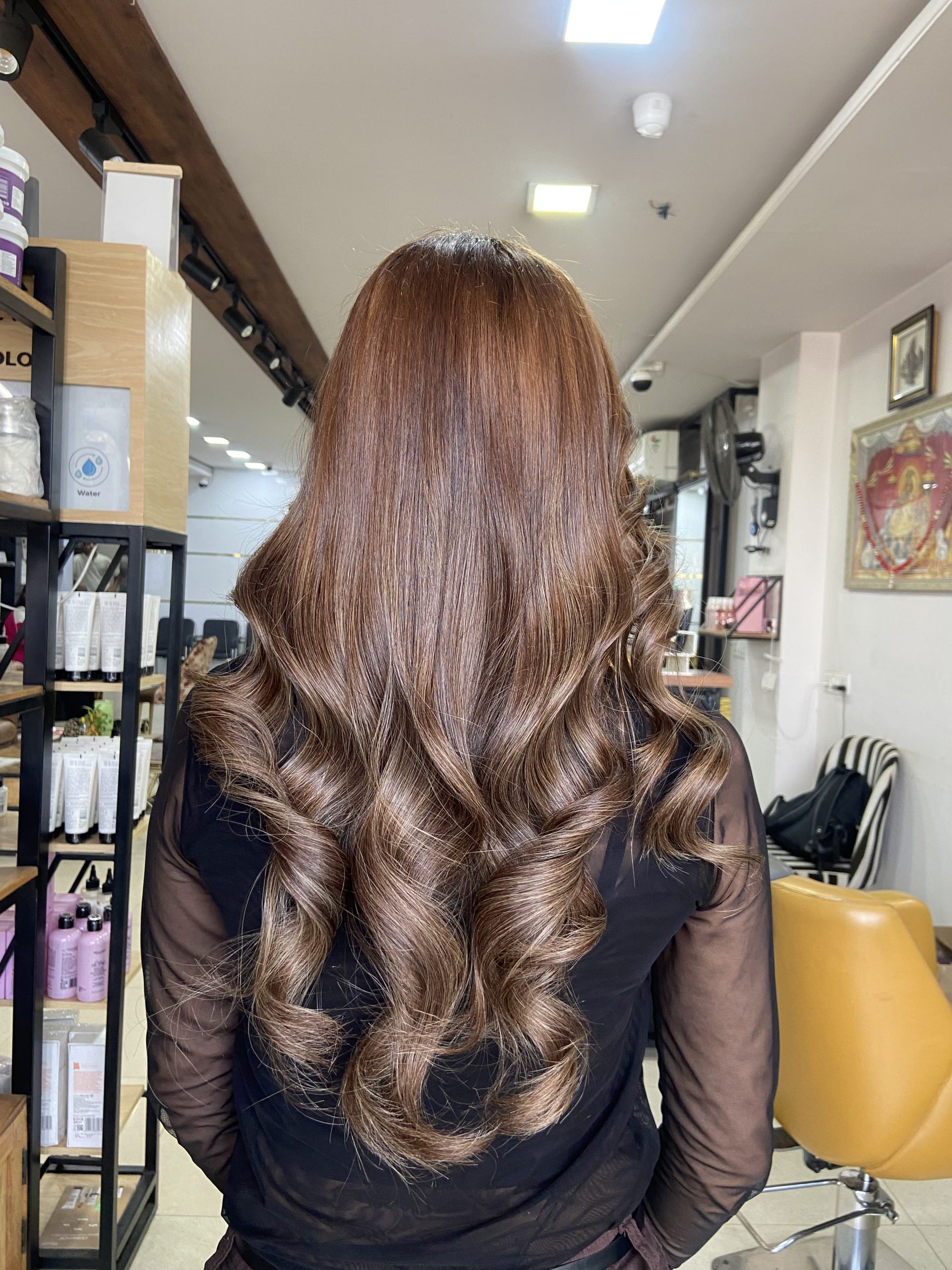 After hair transformation
